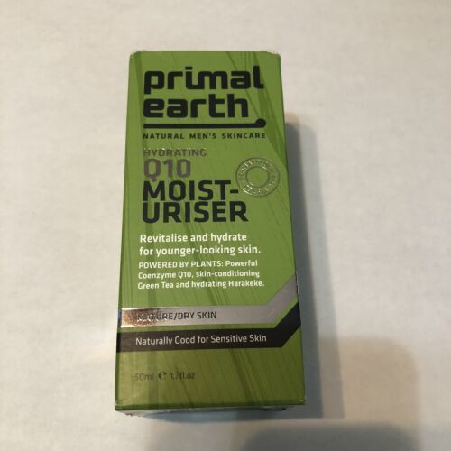 primal earth natural mens skin care hydrating Q10 moisturizer For Mature/Dry New