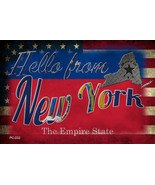 Hello From New York Novelty Metal Postcard - $12.95
