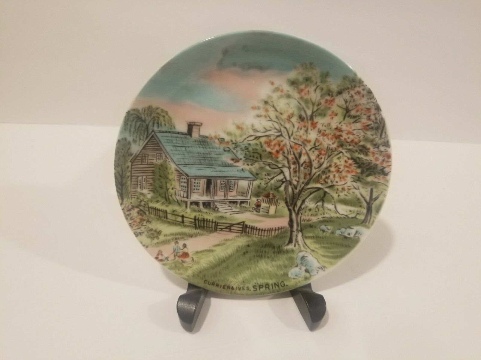 Primary image for Currier & Ives - Made In Japan - Collector Plate - Spring
