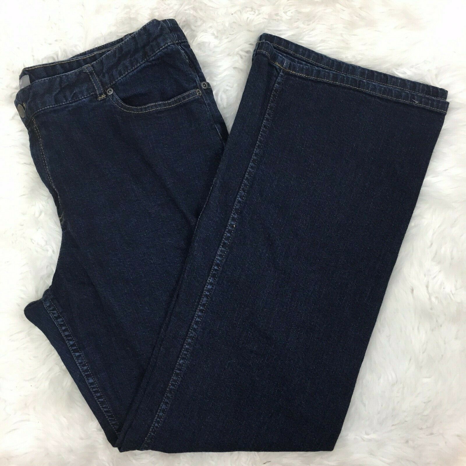 J.Jill Women's Dark Wash Bootcut Jeans Size Stretch 16 - Jeans