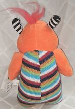 GANZ H12596 Orange One Eyed  KnitWit Monster Multi Colored 10 Inch 3 Plus age image 5