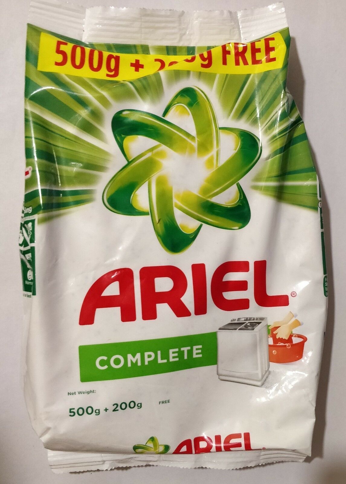 Ariel Complete Washing Powder Detergent 500 Grams Pack Free Shipping ...