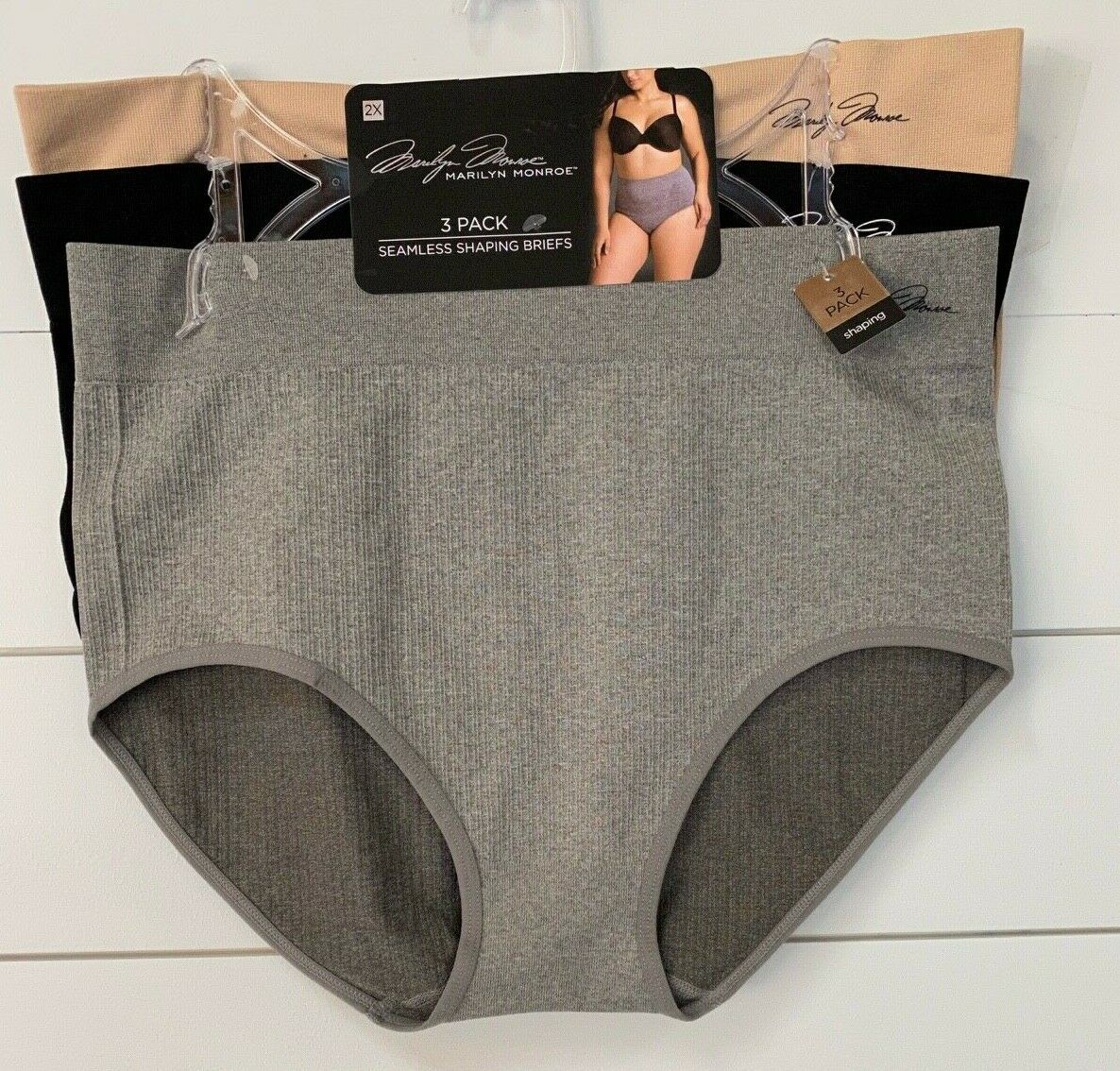 Marilyn Monroe Seamless Shaping Control Briefs Panties L XL1X 2X 3X ...