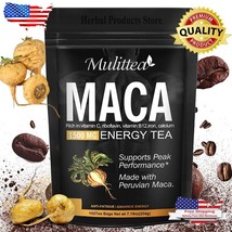 Maca Energy &amp; Stamina Tea Relieve Stress Improve Enhance Sexual Potency ... - $32.33