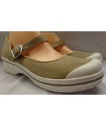 DANSKO Sz 41 or 10.5-11 MARY JANE COMFORT CANVAS SHOE SAND COLOR PRE OWNED - $43.56