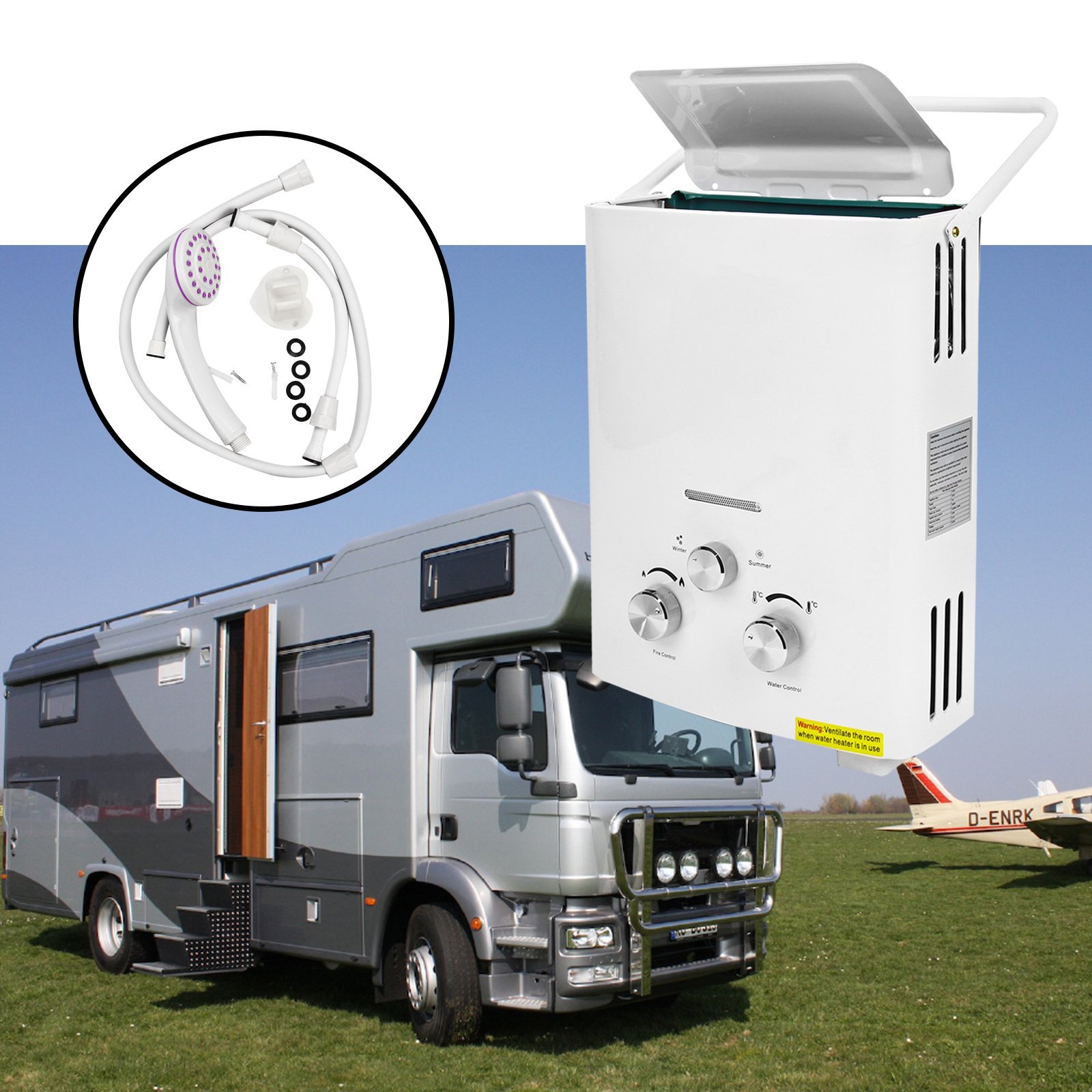 travel trailer camper hot water