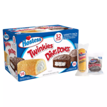 3 boxes Hostess Twinkies And Ding Dongs Variety Pack (1.31oz., 32 pk./box) - $69.00