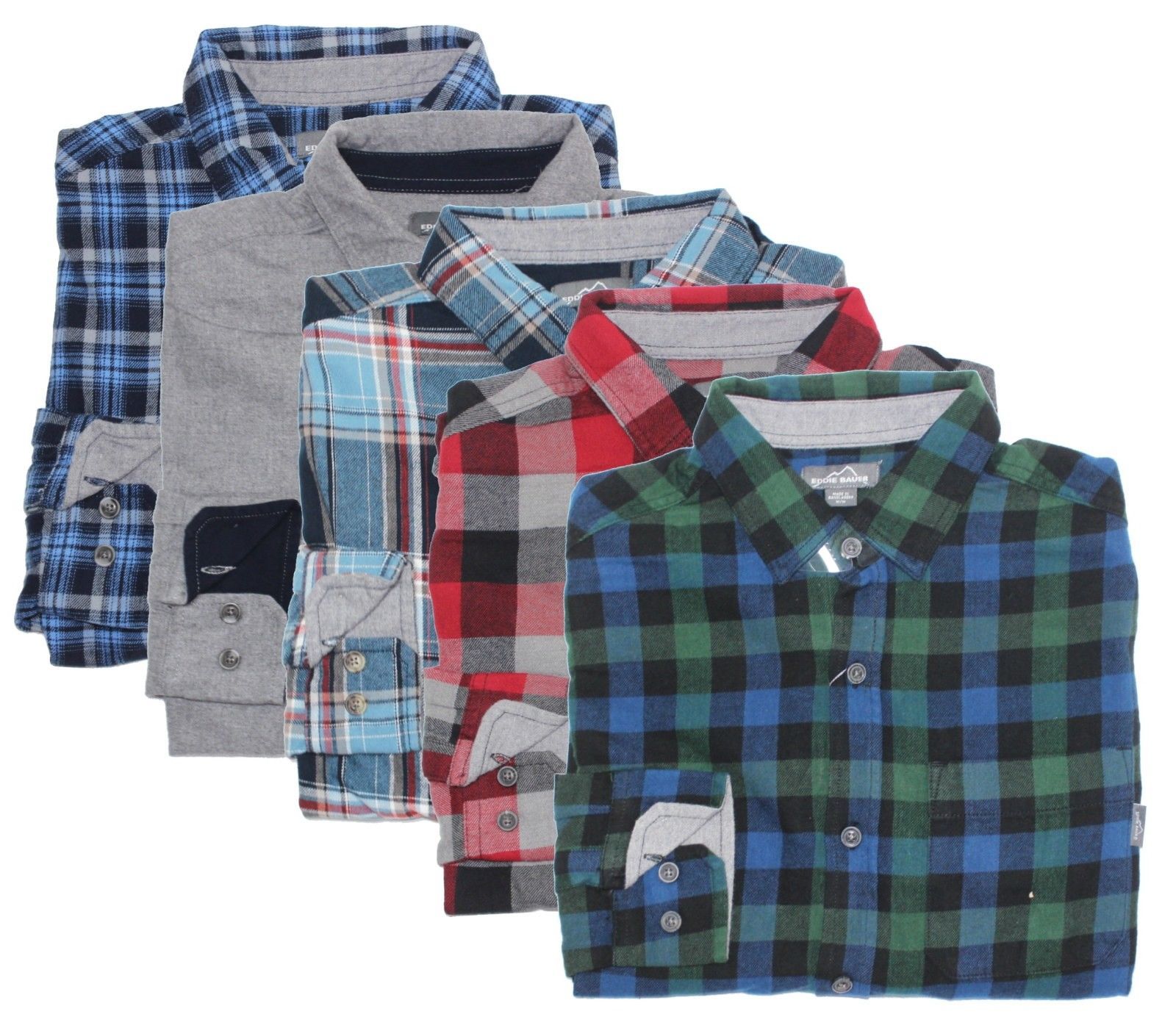 Image of Eddie Bauer Men's Long Sleeve Flannel Shirt