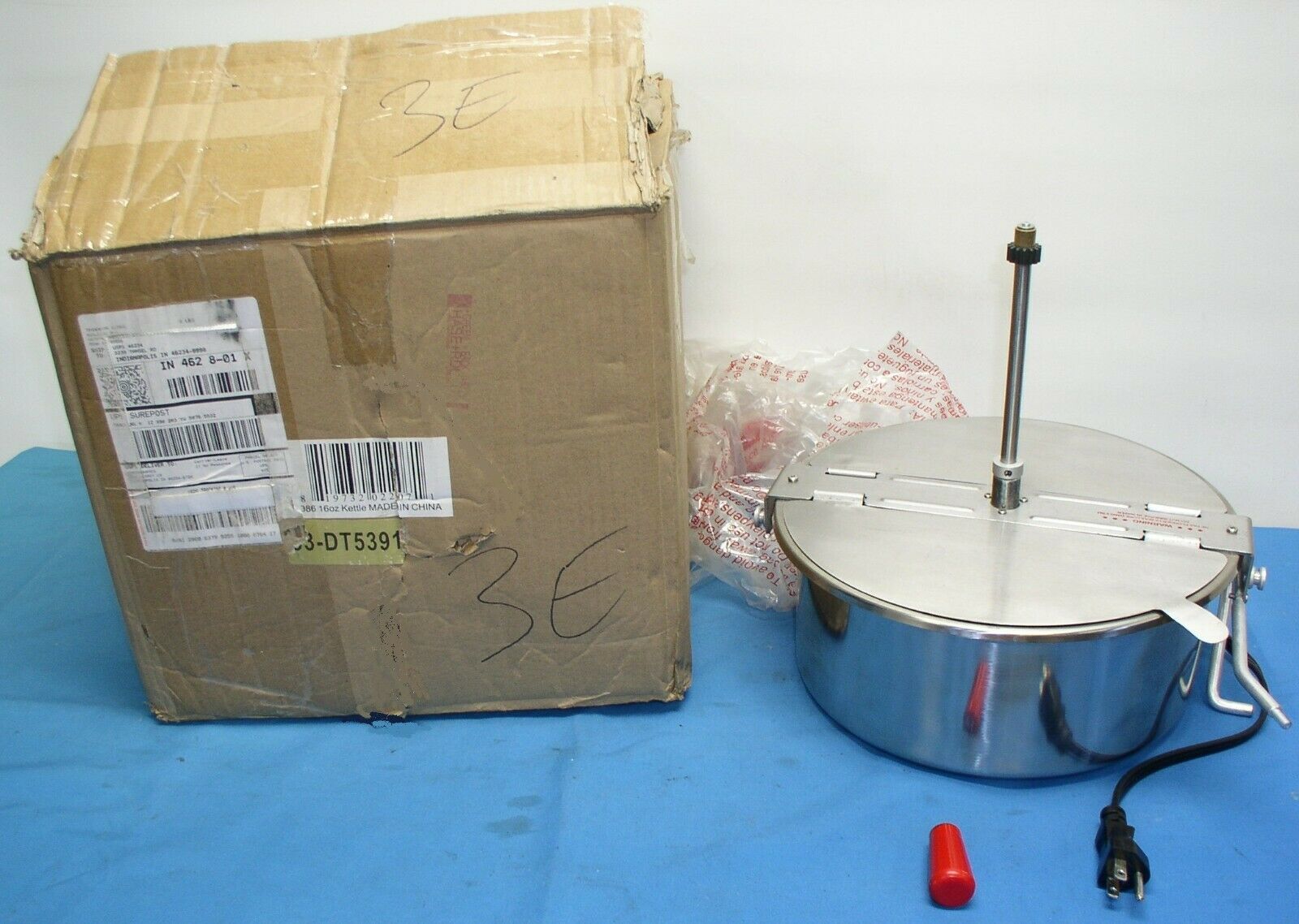 16 oz Replacement Kettle For Great Northern Popcorn Machines Dump Style