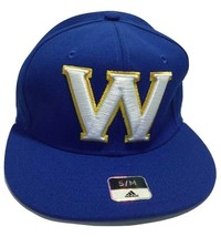 adidas - NCAA Washing Huskies Ball Cap Hat - Small / Medium - Blue -Flat Brim - $13.09