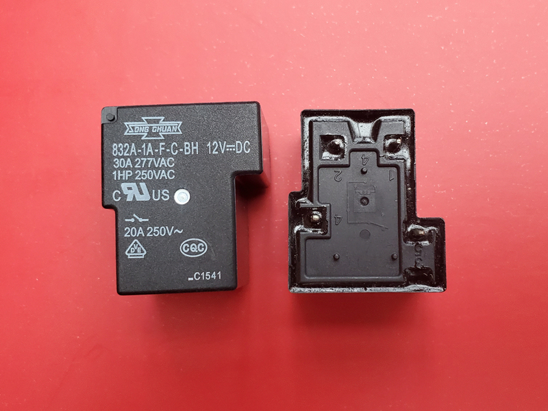 832A-1A-F-C-BH, 12VDC Relay, SONG CHUAN Brand New!!