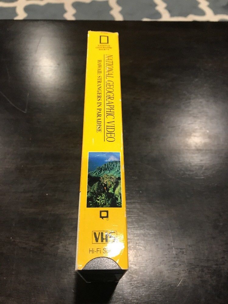 National Geographic Video Hawaii Strangers in Paradise (VHS, 1997