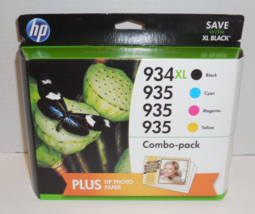 Genuine HP 934XL Black Ink Cartridge 935 Cyan Magenta Yellow Exp 6/2016 - $19.75