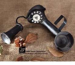 Nostalgic Rotary Candlestick Receiver Telephone Vintage Bar Home Retro Decor ! - $49.95