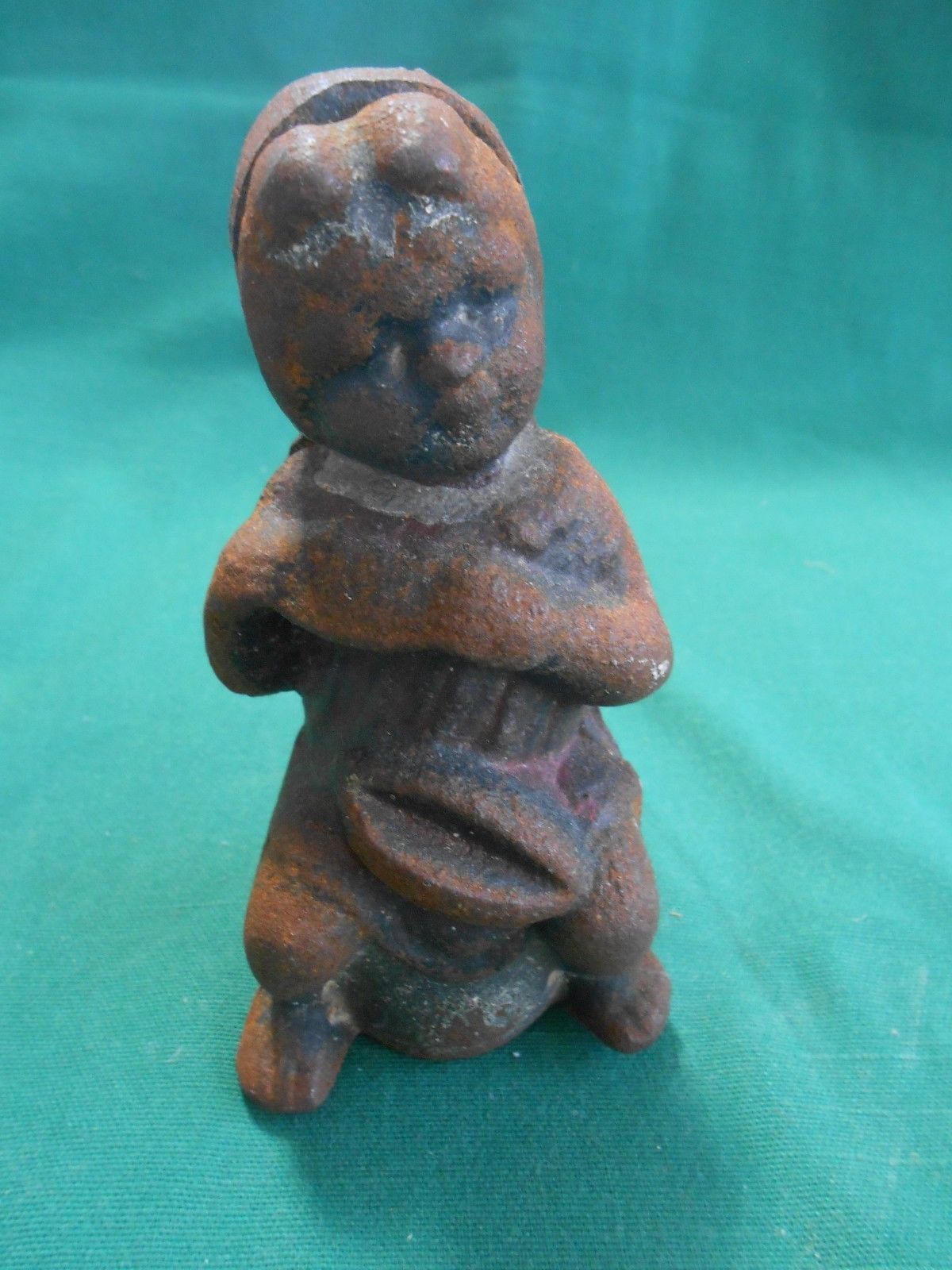 RARE Collectible ANTIQUE Cast Iron YOUNG GIRL Coin Bank 1900's...SALE