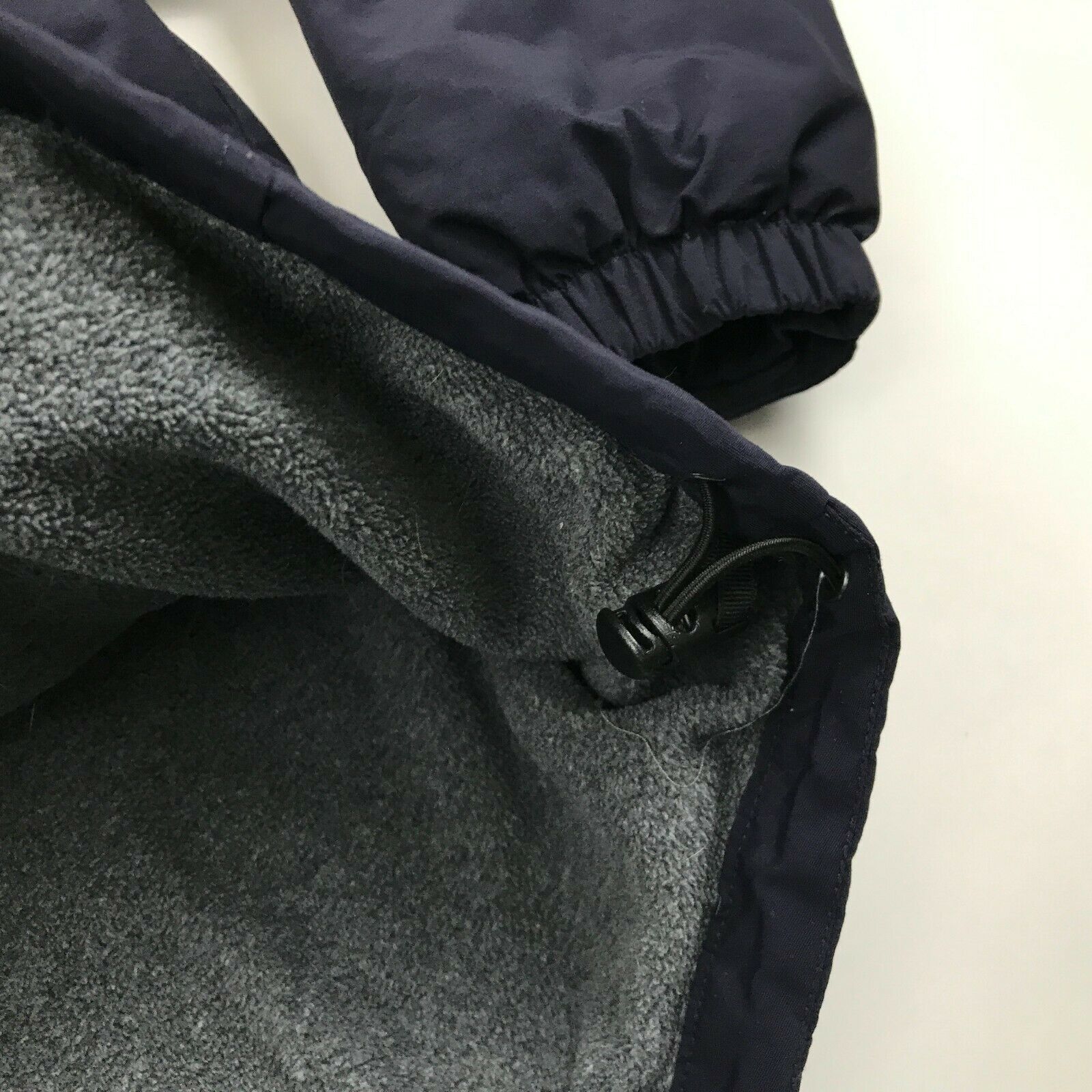 NEW Lands End Women's Softshell Jacket Navy Blue Fleece Lined Coat Size ...
