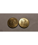 SET of 2 RARE Antique John Tyler $1 Dollar Coins 1841-1845 - 2 x 2009 P - $299.99