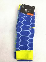 Nike Blue/Green 2Pair Performance Cotton Cushioned Youth High Socks SX5511-904 - $13.33