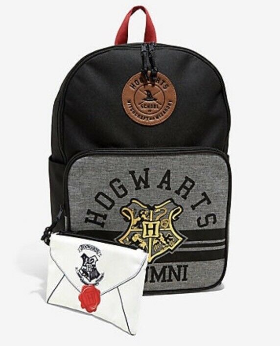 Harry Potter Hogwarts Alumni Backpack School Book Bag With Letter ...