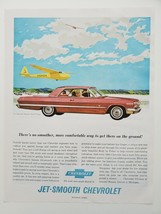 Chevrolet Impala Sports Coupe Car Airport Glider 1963 Vintage Print Ad - $9.79