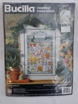Bucilla Counted Cross-Stitch ~ Garden Sampler ~ Kooler Design Studio Nan... - $12.82
