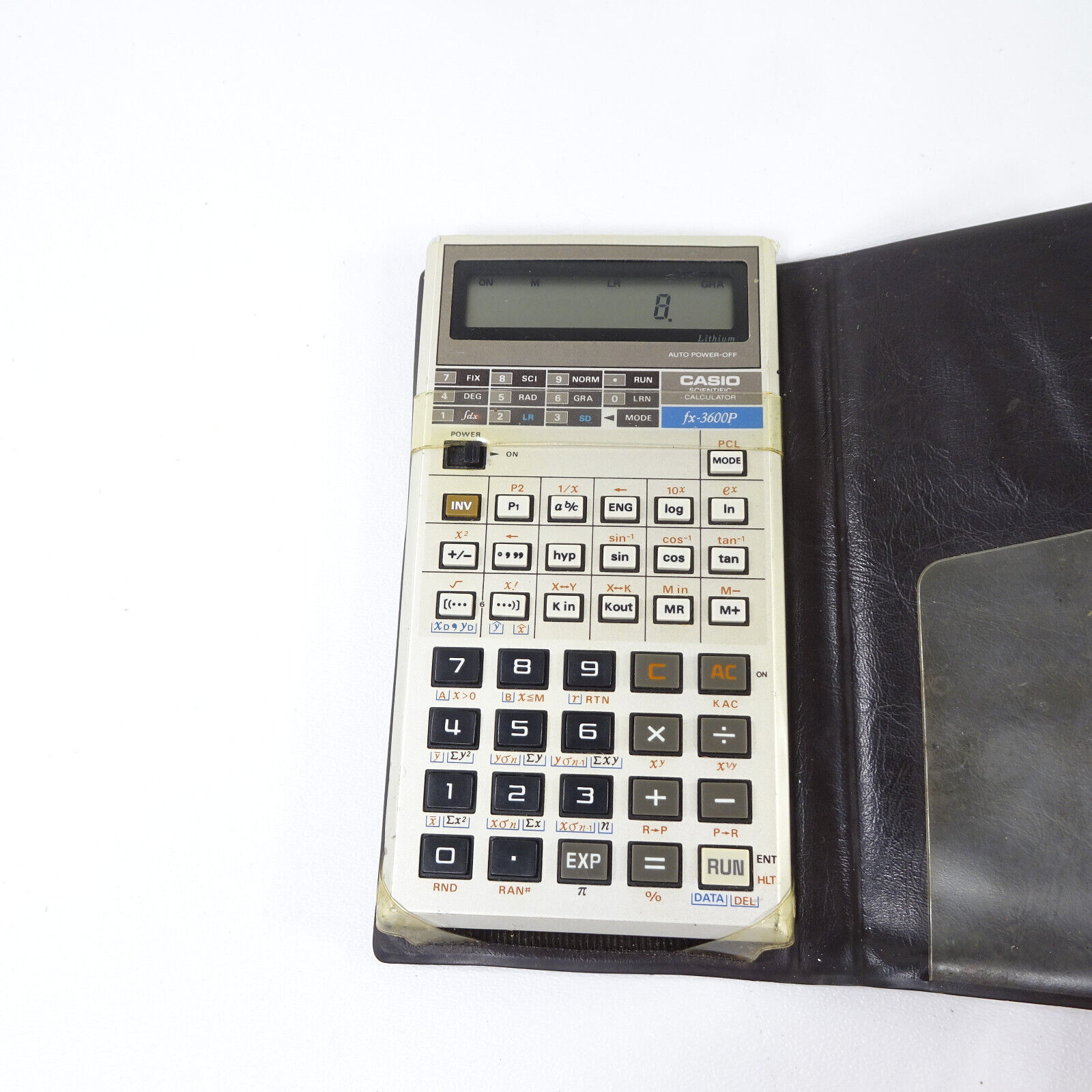 Casio fx3600P Scientific Calculator in Case Works! Made In Japan