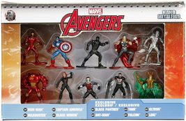 Marvel Avengers 10 Pack Miniature Diecast Figures Jada Nano Metalfigs 84437 image 1