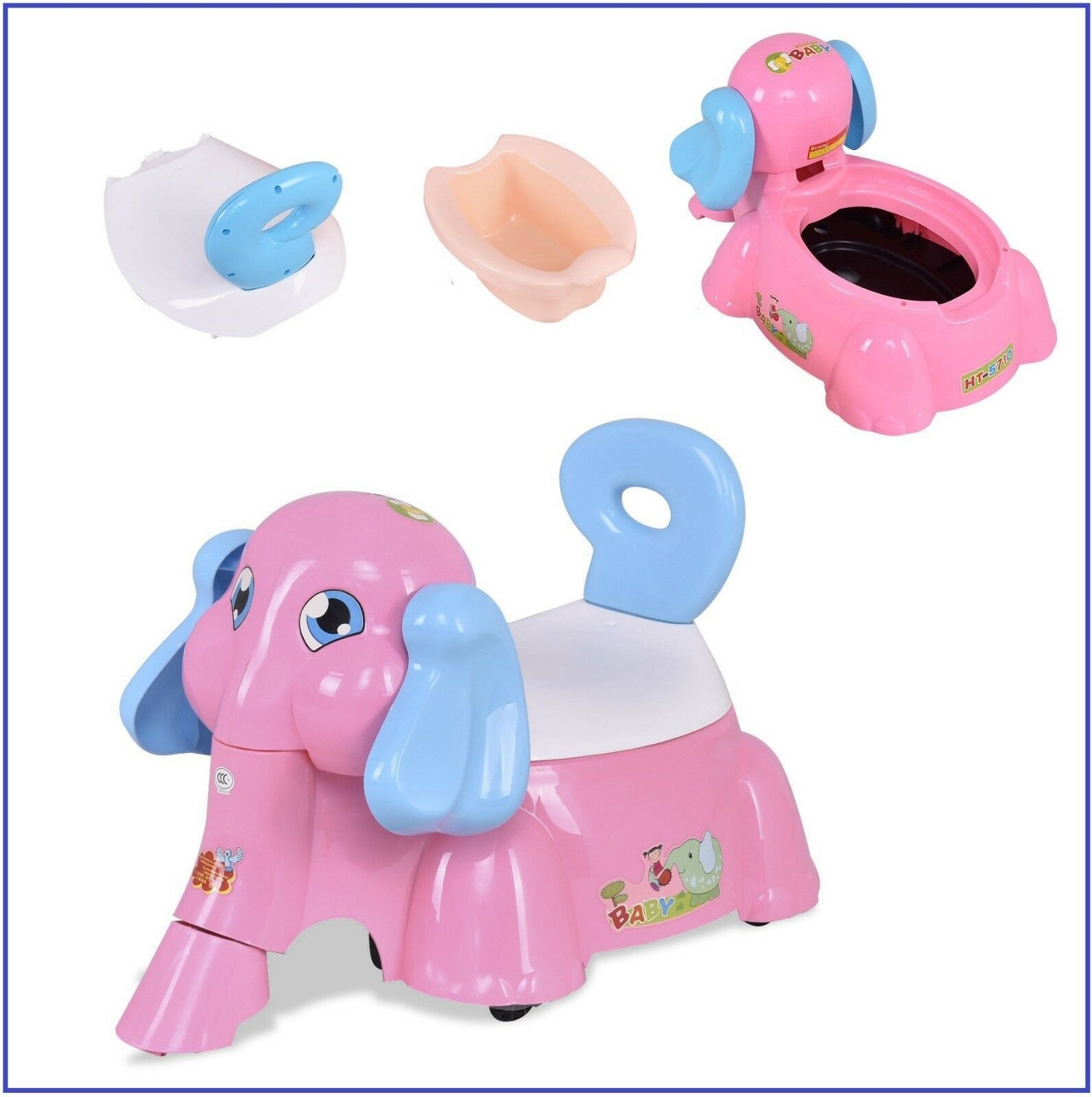 Baby Potty Toilet Training Chair Toddler Seat With Music Baby Girl