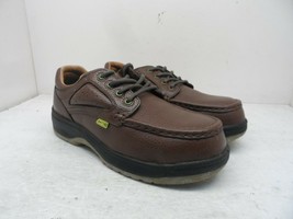 Florsheim Work Men's Compadre FS2440 Steel Toe Work Shoes Brown Size 8.5D - $78.37