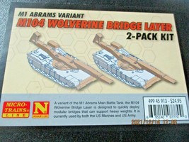 Micro-Trains # 49945913 M1 Abrams Variant M104 Wolverine Bridge Layer N-Scale image 1