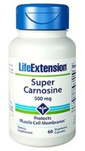 2X $24 Life Extension Super Carnosine Antioxidant Benfotiamine anti glycation image 2