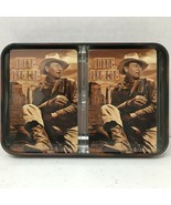 John Wayne The Duke Legend Western Movies Double Playing Cards Storage Tin  - $10.70