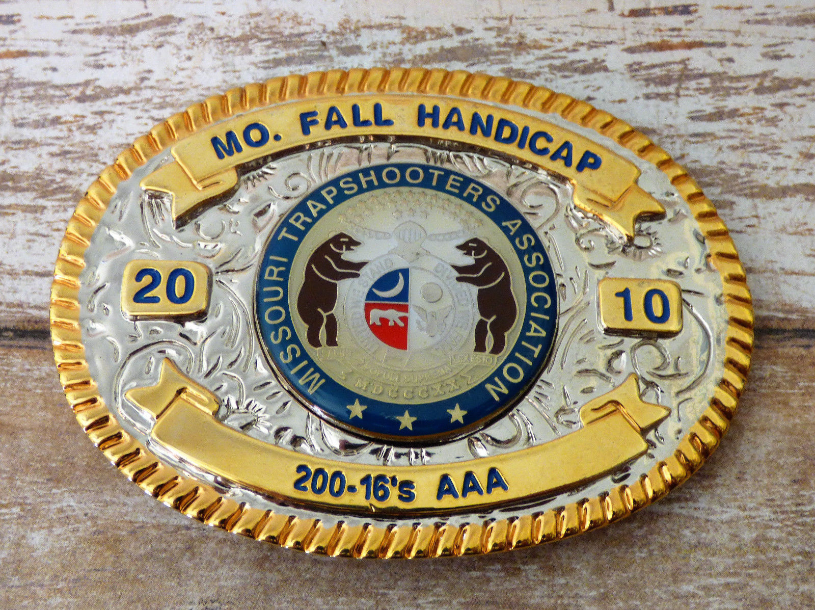 Missouri Trapshooters Association 2010 Trap & Skeet Shooting Trophy