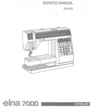Elna 7000 Service Manual For Sewing Machine Hard Copy - $14.99