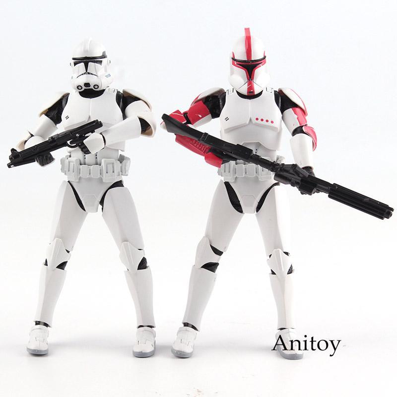 2003 SDCC Star Wars 4/'/' CLONE TROOPER Silver Saga Edition Hasbro New Loose