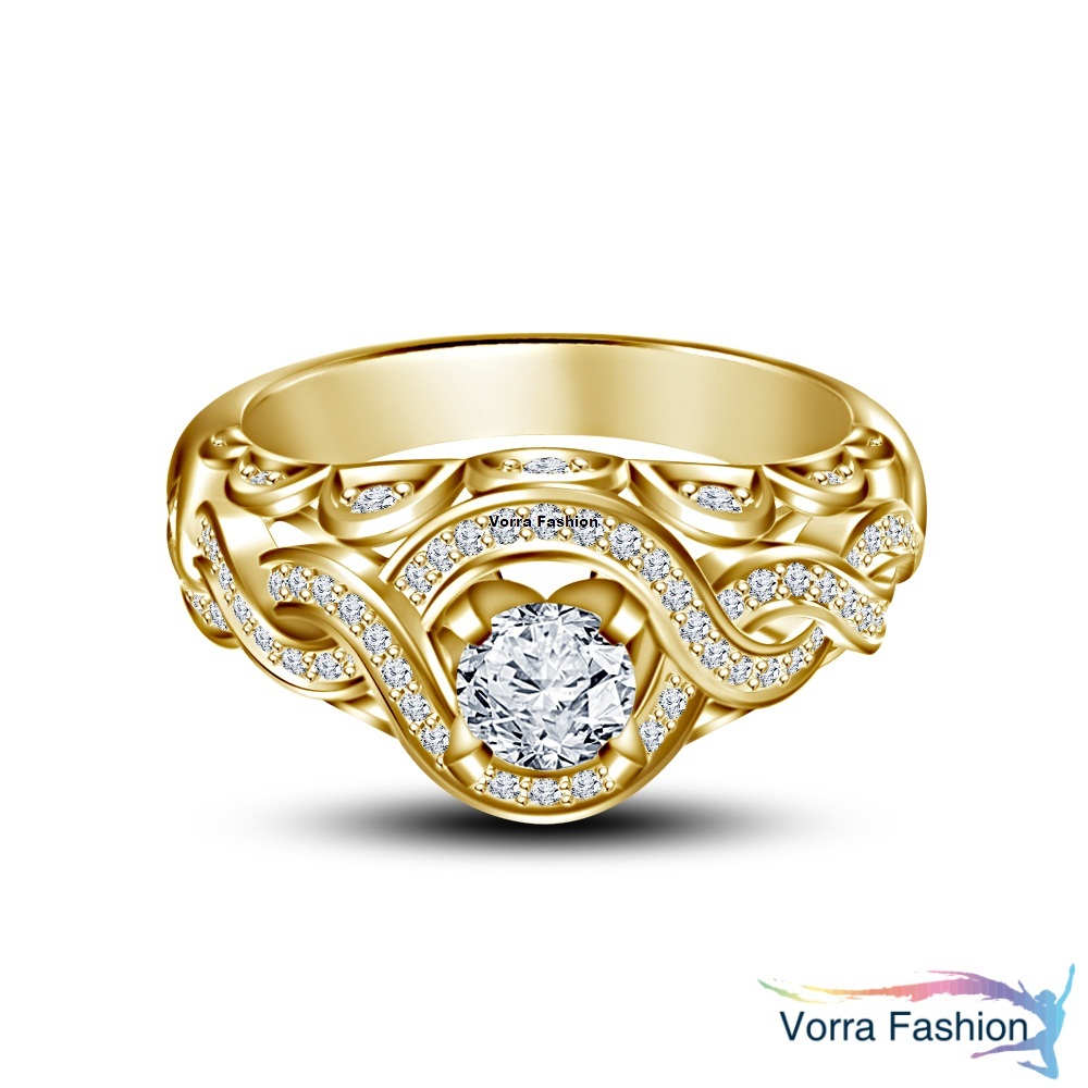 Yellow Gold Finish Solid 925 Silver Diamond Disney Princess Mulan