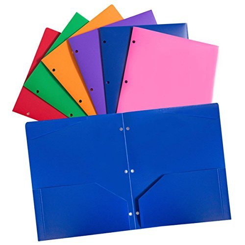 Plastic folders with Pockets and 3holes, Binder folders with Pocket ...