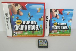 Super Mario Bros.(Nintendo DS 2006) Game, RED Case, Manual Booklet Authe... - $20.78