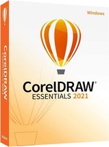 CorelDRAW Essentials 2021 Graphic Design Vector Illustration Page Layout Softwar - $141.07