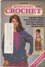 Quick &amp; Easy Crochet Volume III Issue 4 Jul-Aug 1988 - $3.00