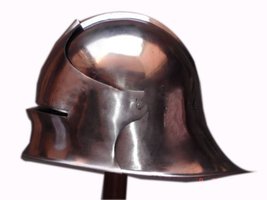 Queen Brass New European Sallet,Helmet German Closehelm For Re-Enactment / Larp 