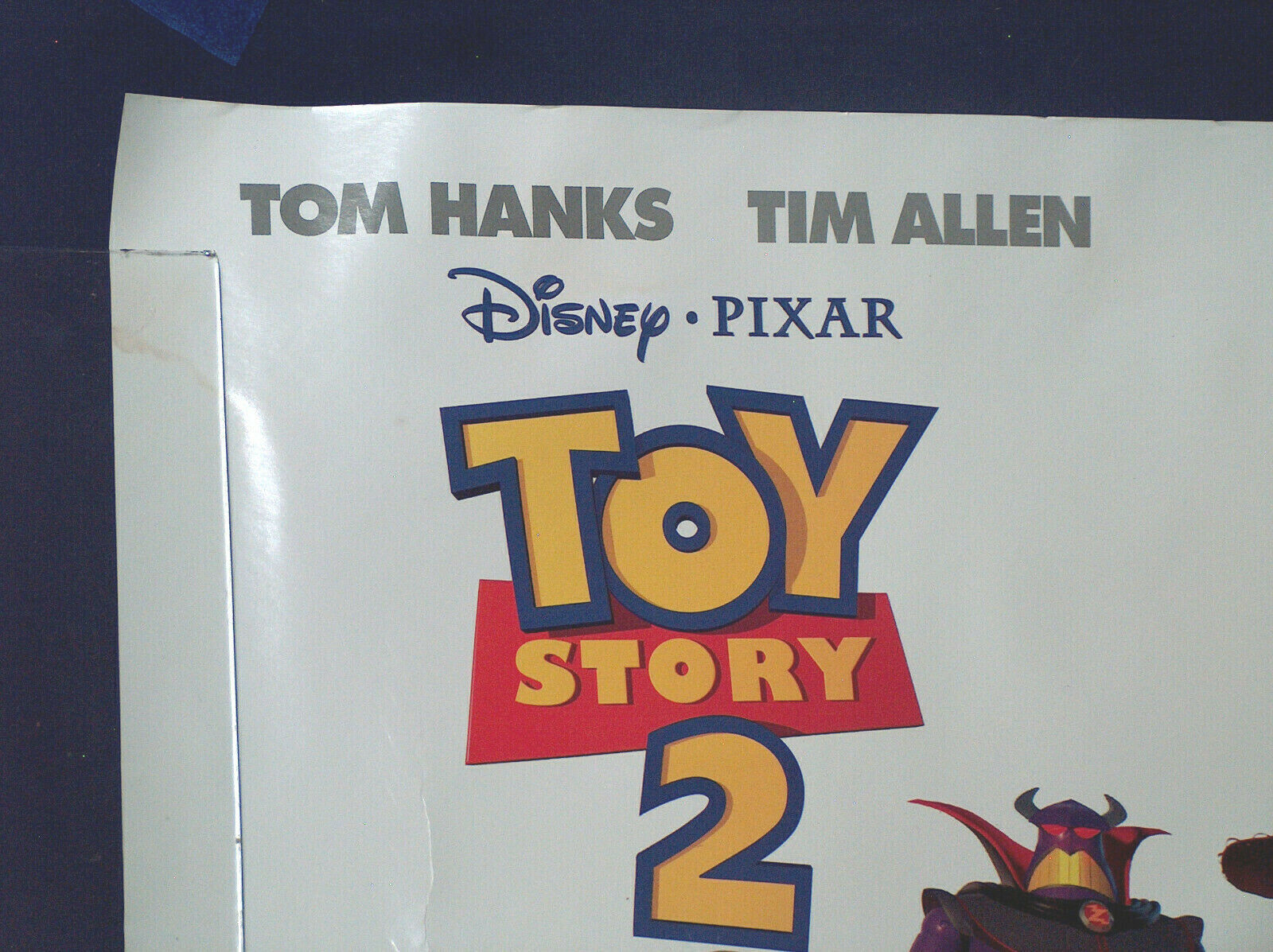 Walt Disney Toy Story 2 Tim Allen Tom Hanks Thanksgiving Poster Print BUZZ Woody Art Posters