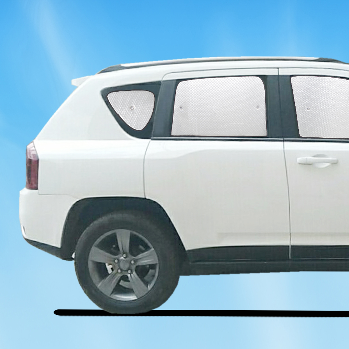 Fit For JEEP Compass 20112016 Side Window Privacy Thick Interior