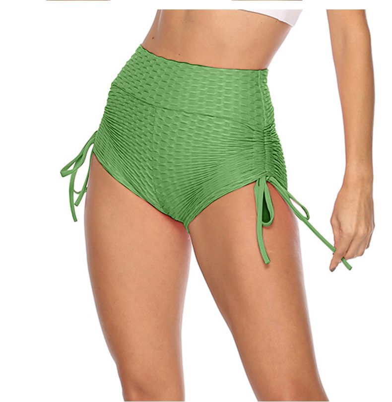 Women Fit Green Shorts Lady Sexy Mesh Casual High Waist Sports Trousers TikTok