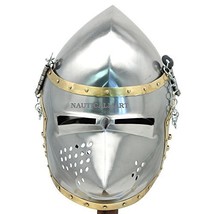 NauticalMart Medieval Hounskull Pigface Bascinet Armor Helmet