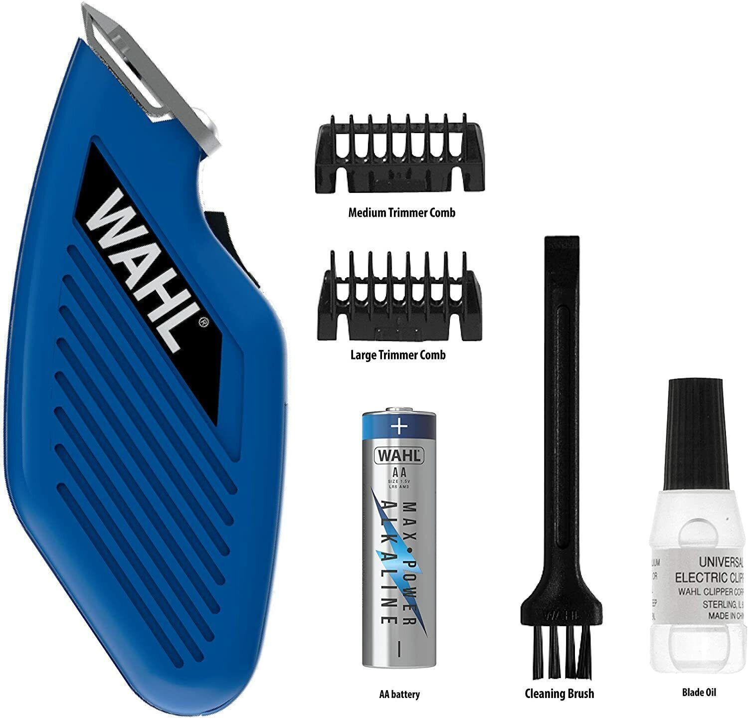 WAHL Cordless PRO Pocket Mini TRIMMER/Clipper KIT&Blade,Guide Comb SET,Battery