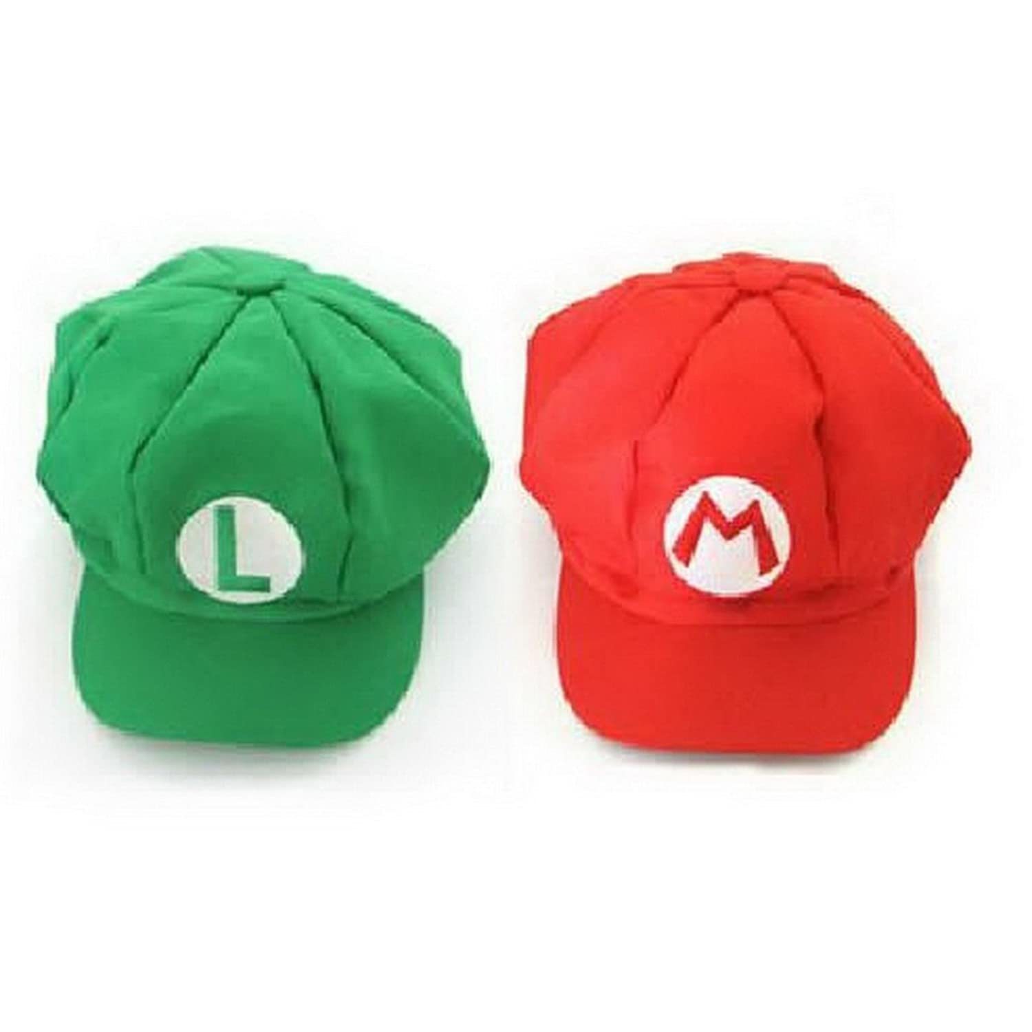 Super Mario Hat Super Mario Bros Uni Red&Green Cosplay Hat