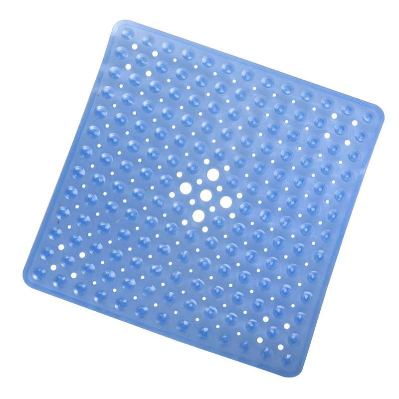 Large Non Slip Shower Mat with Drain Holes SlipX Solutions Square