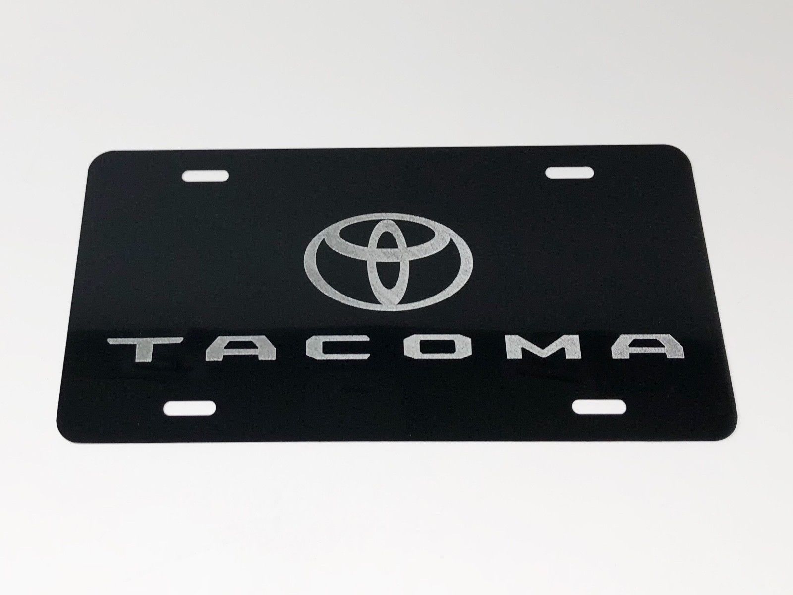 Toyota New LOGO Car Tag Diamond Etched on Aluminum License Plate