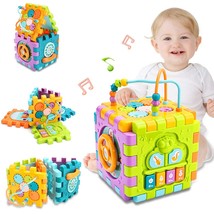 Activity Cube Baby Toys, 6 In 1 Multi-Purpose Learning Cube With Music,Activity  - $42.99